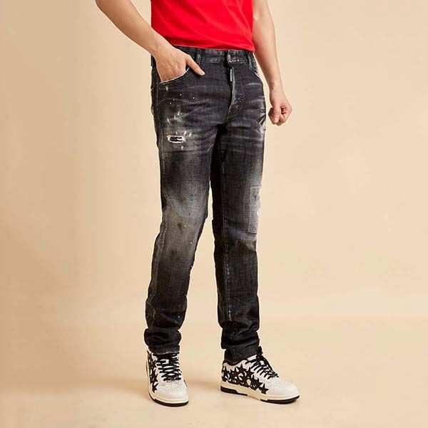 Giày Sneakers Nam Amiri White With Stars Logo PS24MFS025 Màu Đen Trắng Size 40 - Giày - Vua Hàng Hiệu
