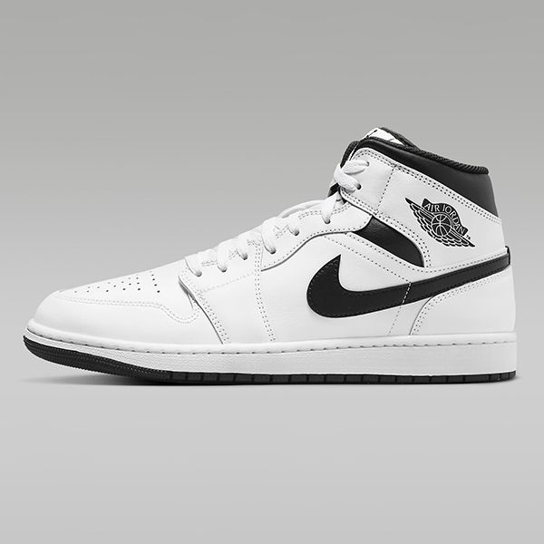 Giày Thể Thao Nam Nike Air Jordan 1 MID DQ8426-132 Màu Trắng Đen Size 42 - Giày - Vua Hàng Hiệu