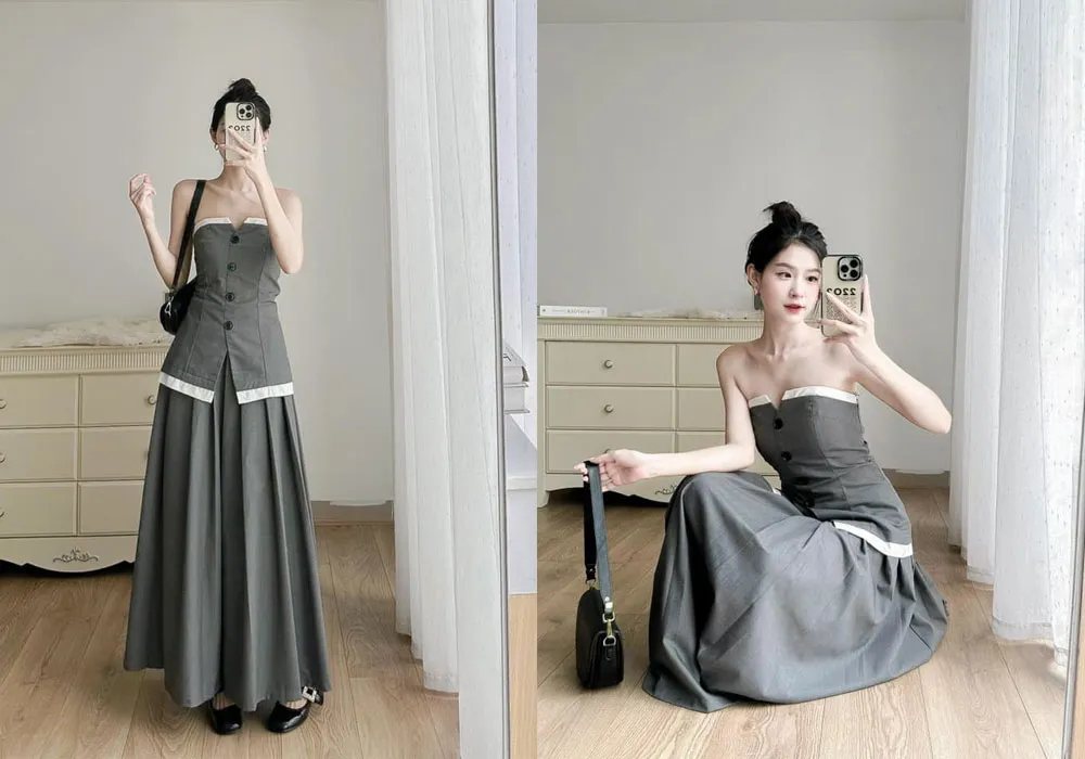 10 mẫu váy đi biển cho người bắp tay to che khuyết điểm hoàn hảo