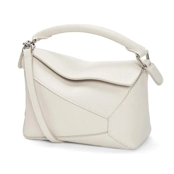 Túi Đeo Chéo Nữ Loewe Mini Puzzle Bag A510P88X16 Màu Trắng - Túi xách - Vua Hàng Hiệu