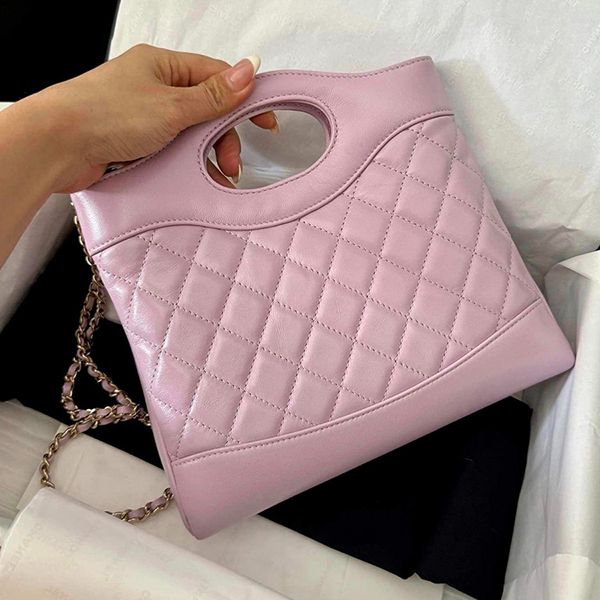 Túi Đeo Chéo Nữ Chanel Small C31 Shopper Pink Lambskin Light Gold Hardware Màu Hồng - Túi xách - Vua Hàng Hiệu