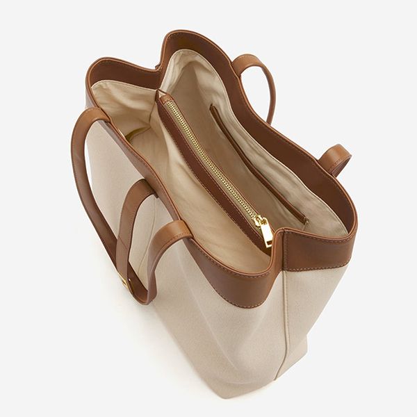 Túi Tote Nữ Pazzion Viridis Handbag 7521BRN00L Màu Nâu/Be - Túi xách - Vua Hàng Hiệu