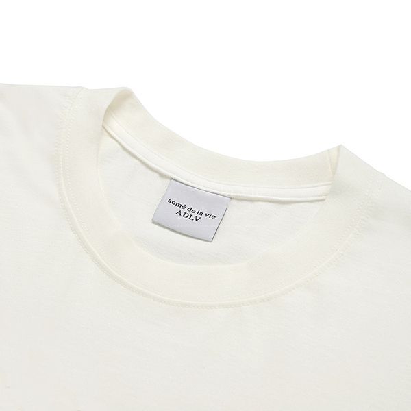 Áo Phông Acmé De La Vie ADLV Fuzzy Font Dragon Short Sleeve T-Shirt Màu Trắng Kem Size 1 - Thời trang - Vua Hàng Hiệu