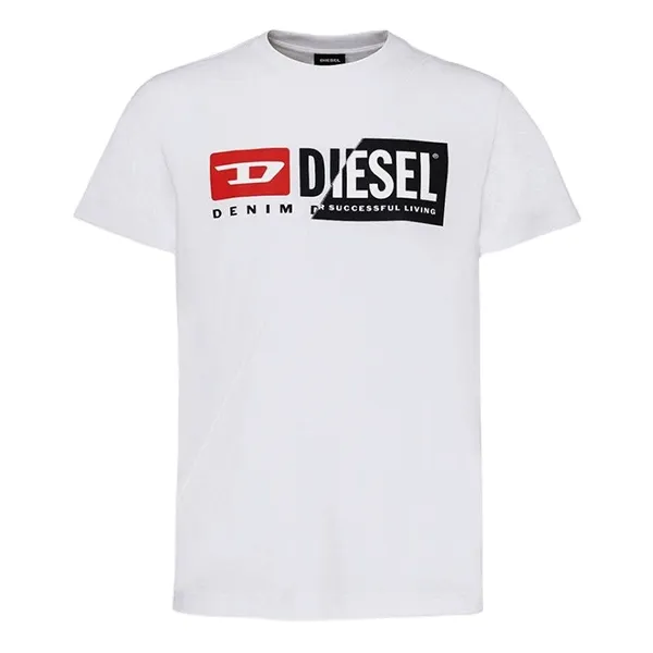 Áo Phông Nam Diesel Tshirt 00SDP10091A GA04 Màu Trắng Size M - Thời trang - Vua Hàng Hiệu