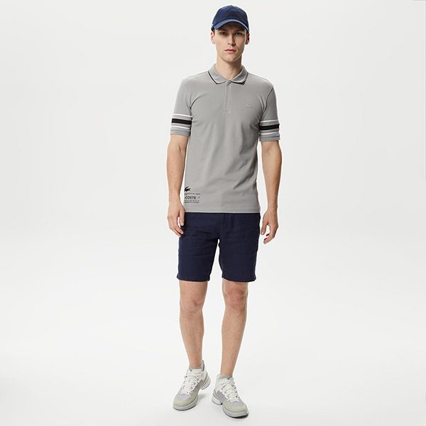 Áo Polo Lacoste Slim Fit PH0305 05G Màu Xám Size 3 - Thời trang - Vua Hàng Hiệu