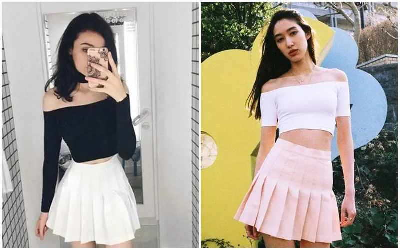 21 cách phối đồ với chân váy tennis vừa trẻ trung vừa cá tính