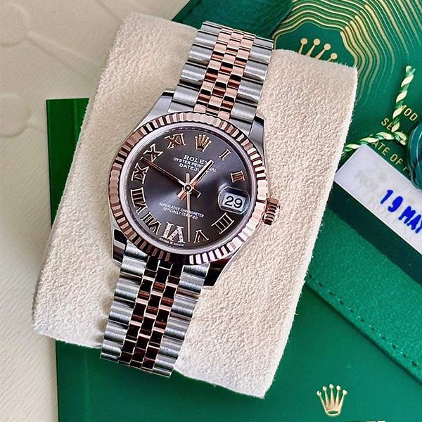 Đồng Hồ Nữ Rolex Datejust 31mm Rose Gold 278271 Màu Bạc Vàng Hồng - Đồng hồ - Vua Hàng Hiệu