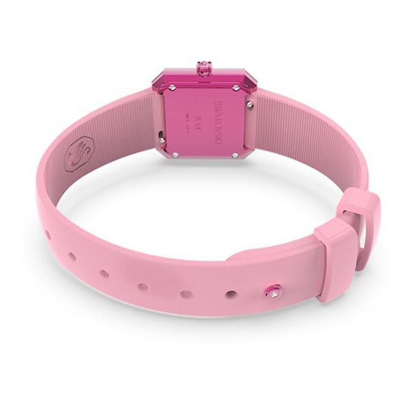 Đồng Hồ Nữ Swarovski Lucent Crystal Watch Silicone Strap 25mm X 25mm Pink 5624373 Màu Hồng - Đồng hồ - Vua Hàng Hiệu