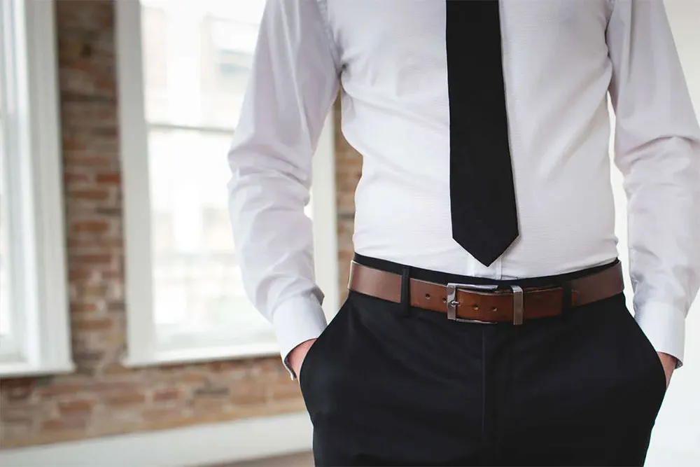 Nguyên tắc phối thắt lưng với quần âu đẹp, phong cách cho nam giới