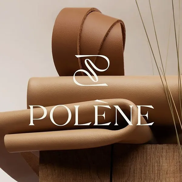 Túi Tote Nữ Polène Cyme Mini Edition Textured Camel Màu Nâu - Túi xách - Vua Hàng Hiệu