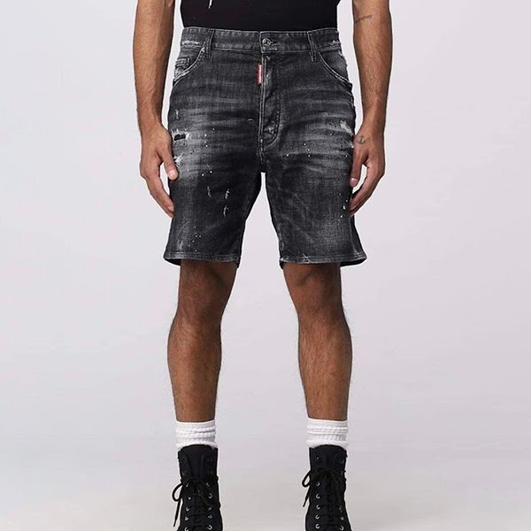 Quần Short Nam Dsquared2 S74MU0773 Màu Đen Xám Size 50 - Thời trang - Vua Hàng Hiệu