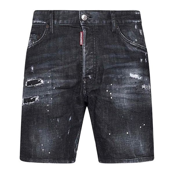 Quần Short Nam Dsquared2 S74MU0773 Màu Đen Xám Size 50 - Thời trang - Vua Hàng Hiệu