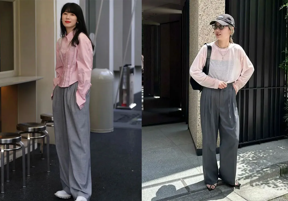Quần xám phối với áo màu gì? Gợi ý phối đồ cho nam và nữ