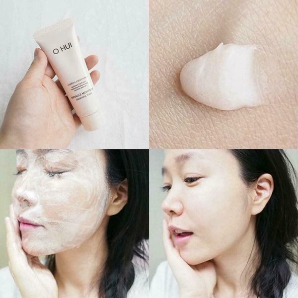 Set Sữa Rửa Mặt Ohui Miracle Moisture Cleansing Foam (200ml + 100ml) SUM37 - Sữa Rửa Mặt - Vua Hàng Hiệu