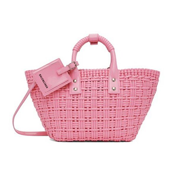 Túi Tote Nữ Balenciaga XS Bistro Basket Sweet Pink Bag Spring Summer Màu Hồng - Túi xách - Vua Hàng Hiệu