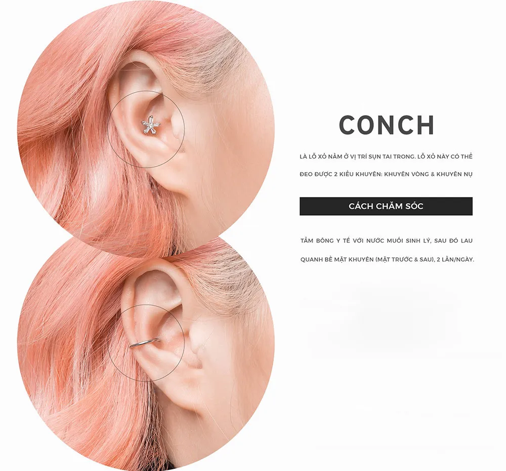 Xỏ Conch có đau không? Xỏ Conch bao lâu thì lành? - 4