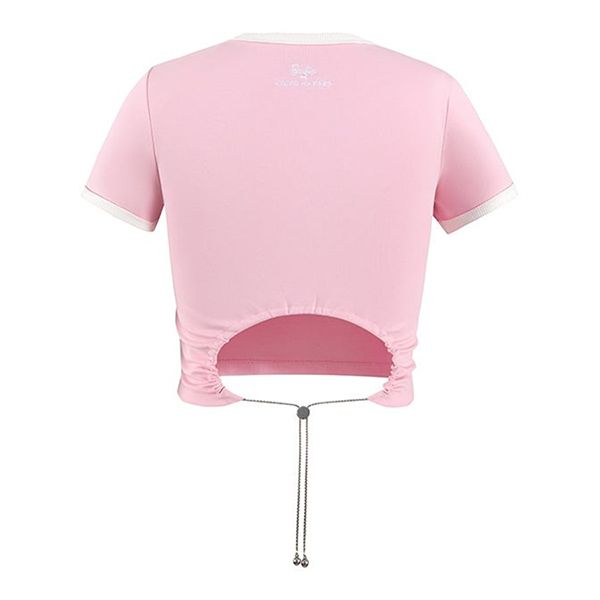 Áo Croptop Nữ Weird Market x Barbie Rhinestone Printed Top Rose Shadow T-Shirt Màu Hồng Size M - Thời trang - Vua Hàng Hiệu