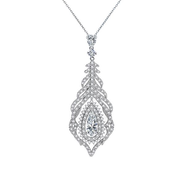 Dây Chuyền Nữ Kya Jewel Sparkling Feather N280 Màu Bạc - Trang sức - Vua Hàng Hiệu