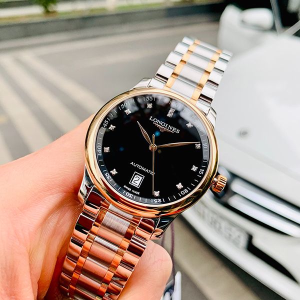 Đồng Hồ Nam Longines Master L2.628.5.59.7 Màu Bạc Đen - Đồng hồ - Vua Hàng Hiệu