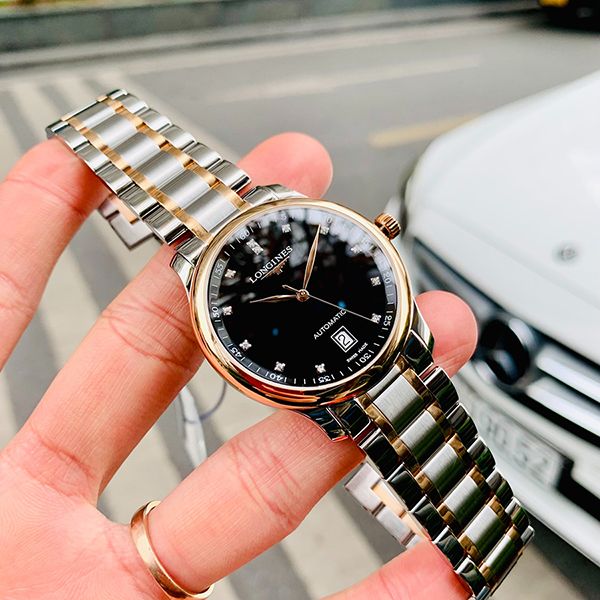 Đồng Hồ Nam Longines Master L2.628.5.59.7 Màu Bạc Đen - Đồng hồ - Vua Hàng Hiệu