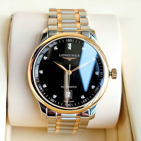 Đồng Hồ Nam Longines Master L2.628.5.59.7 Màu Bạc Đen - Đồng hồ - Vua Hàng Hiệu