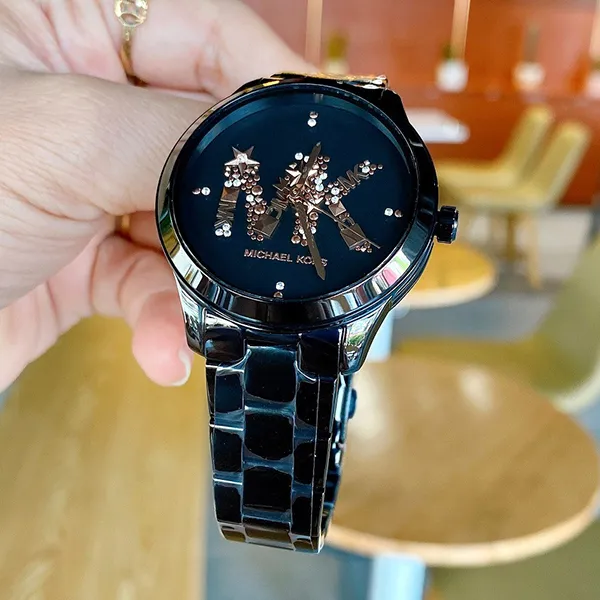 Đồng Hồ Nữ Michael Kors MK Runway Black MK6683 Màu Đen - Đồng hồ - Vua Hàng Hiệu
