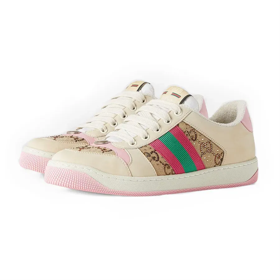 Giày Thể Thao Gucci Women's Screener Sneaker With Crystals