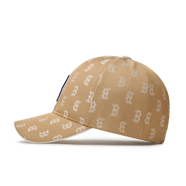 Mũ MLB Classic Monogram Structure Ball Cap Boston Red Sox 3ACPM014N-43BGD Màu Beige - Mũ nón - Vua Hàng Hiệu