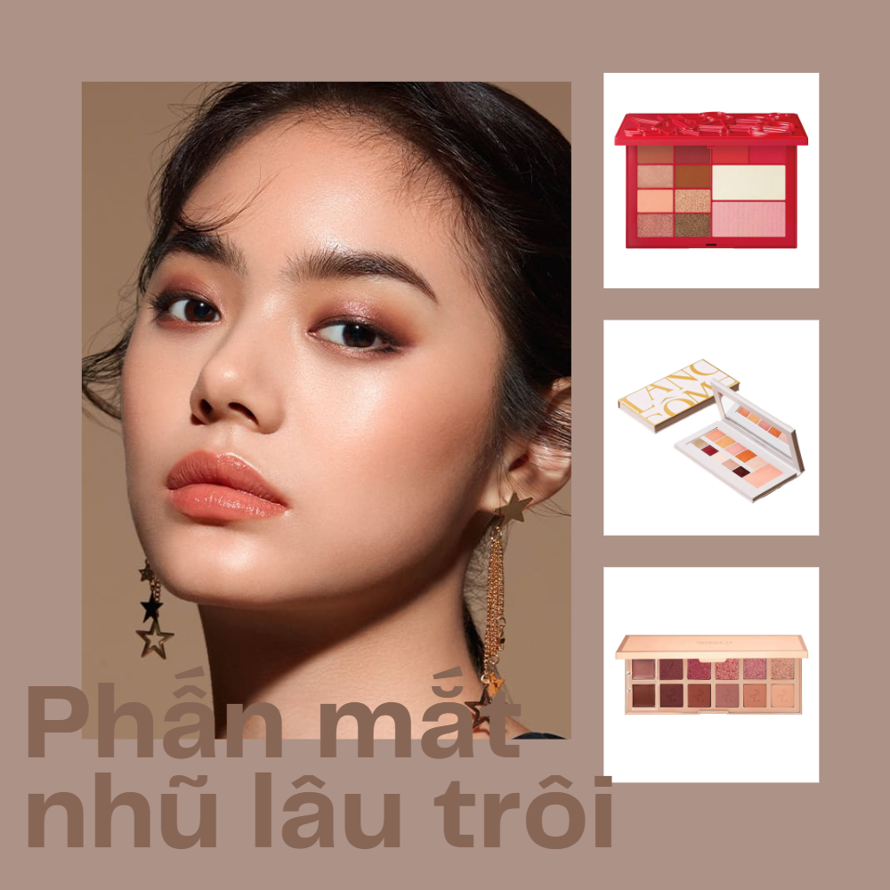 Review 16 loại phấn mắt nhũ lâu trôi cho đôi mắt cuốn hút