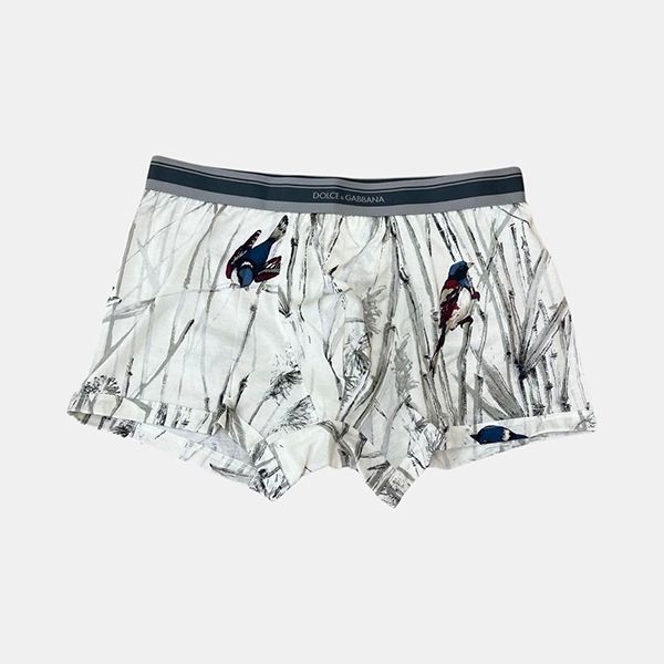 Quần Lót Nam Dolce & Gabbana D&G M15795 ONG16 Màu Trắng Họa Tiết Size 4 - Thời trang - Vua Hàng Hiệu