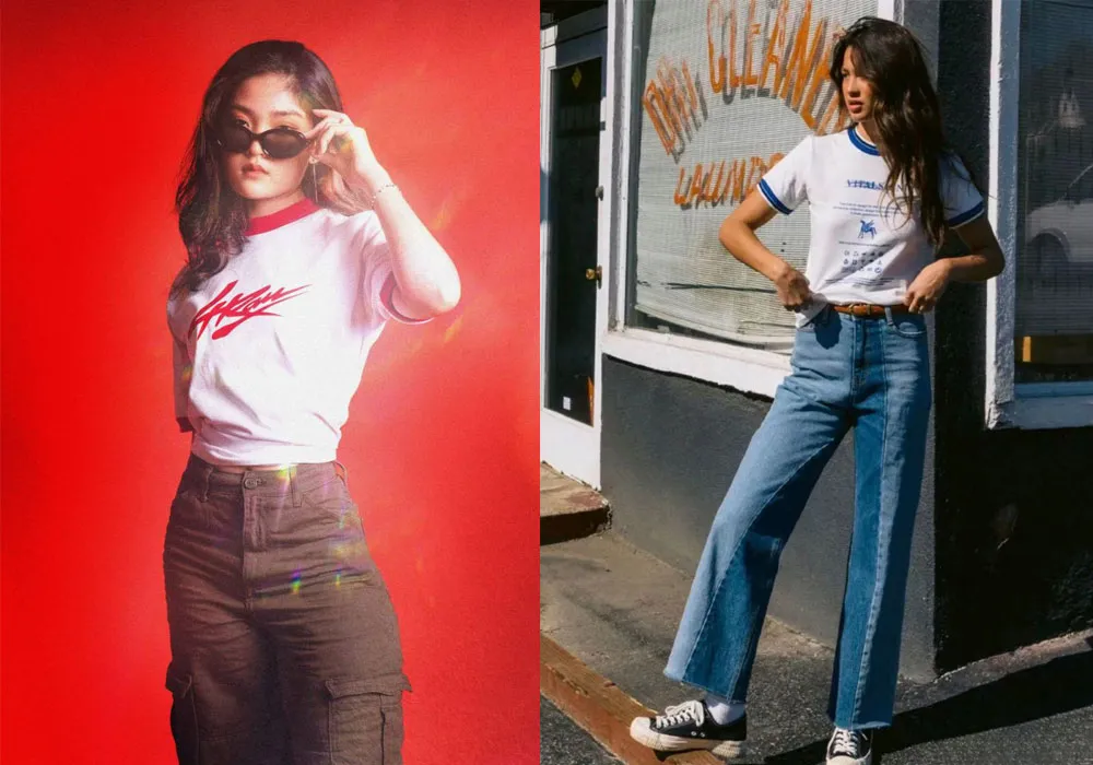 Ringer Tee là gì? Cách phối đồ với áo Ringer Tee hot trend hiện nay - 14