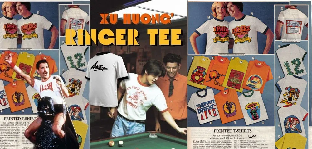 Ringer Tee là gì? Cách phối đồ với áo Ringer Tee hot trend hiện nay - 2