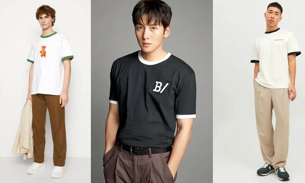 Ringer Tee là gì? Cách phối đồ với áo Ringer Tee hot trend hiện nay - 11