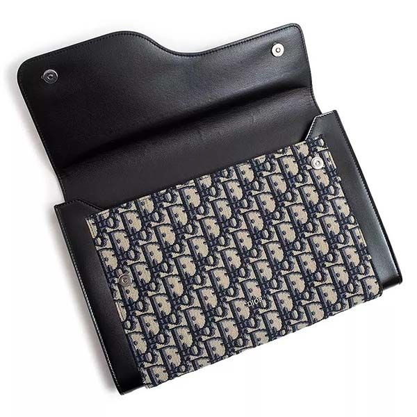 Túi Cầm Tay Dior Christian Homme Saddle Clutch Màu Đen - Túi xách - Vua Hàng Hiệu