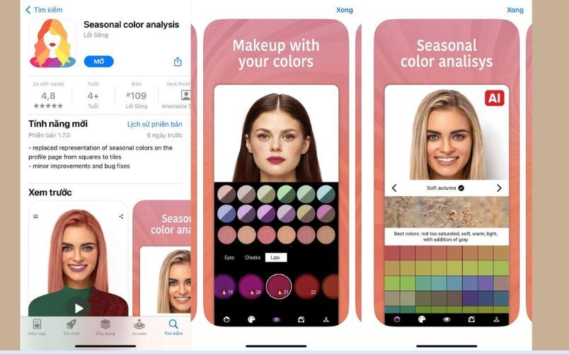 Bài test màu sắc cá nhân online giúp xác định personal color