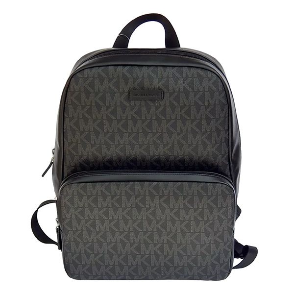 Balo Michael Kors MK Everett Black Front Pocket Large Backpack 87F2LEVB9B Màu Đen - Túi xách - Vua Hàng Hiệu
