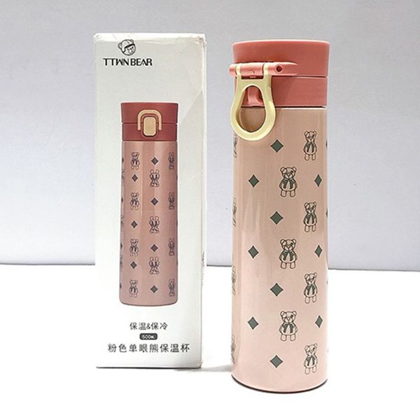 Bình Giữ Nhiệt TTWN BEAR BWB2007 Màu Hồng 500ml - Cốc - Vua Hàng Hiệu