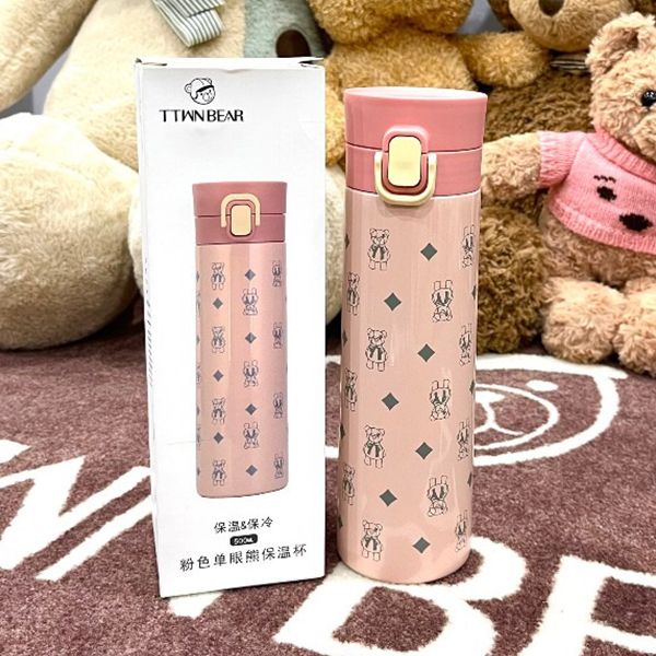 Bình Giữ Nhiệt TTWN BEAR BWB2007 Màu Hồng 500ml - Cốc - Vua Hàng Hiệu