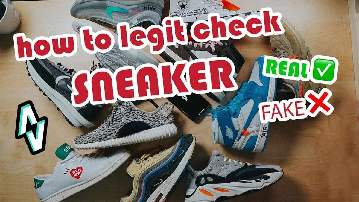 Check legit giúp bạn phân biệt giày thật và giả