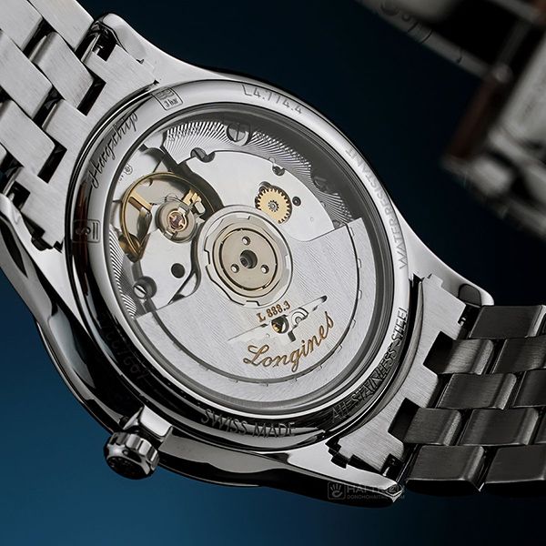 Đồng Hồ Nam Longines Flagship Diamond Watch L4.774.4.57.6 Màu Bạc/Đen - Đồng hồ - Vua Hàng Hiệu