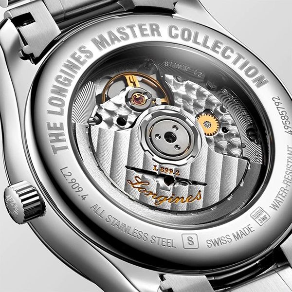 Đồng Hồ Nam Longines Master Moonphase Blue Watch L2.909.4.97.6 Màu Bạc/Xanh - Đồng hồ - Vua Hàng Hiệu