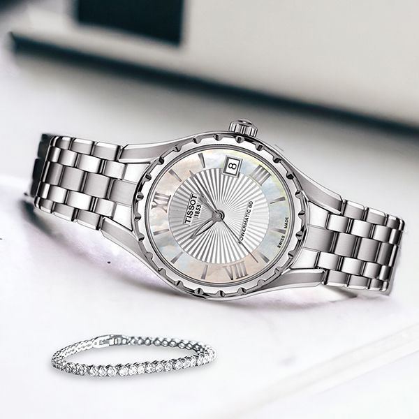 Đồng Hồ Nữ Tissot Lady 80 Automatic T072.207.11.118.00 (T0722071111800) Màu Bạc - Đồng hồ - Vua Hàng Hiệu