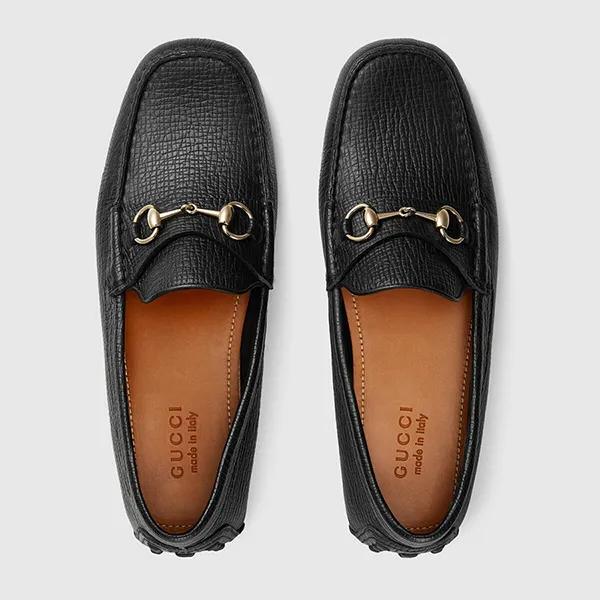 Giày Lười Nam Gucci Horsebit Detail Leather Loafers Màu Đen Size 39 - Giày - Vua Hàng Hiệu