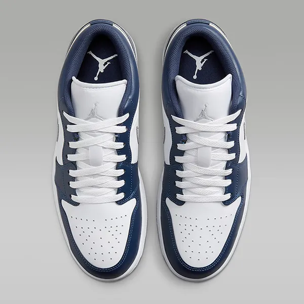 Giày Thể Thao Nike Air Jordan 1 Low Midnight Navy 553558-141 Màu Xanh Navy Size 43 - Giày - Vua Hàng Hiệu