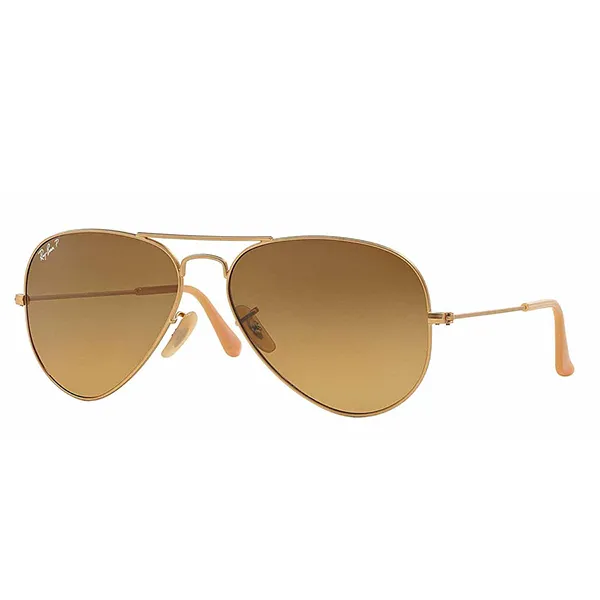 Kính Mát Rayban Aviator Polarized RB3025 112/M2 58 Màu Nâu - Kính mắt - Vua Hàng Hiệu