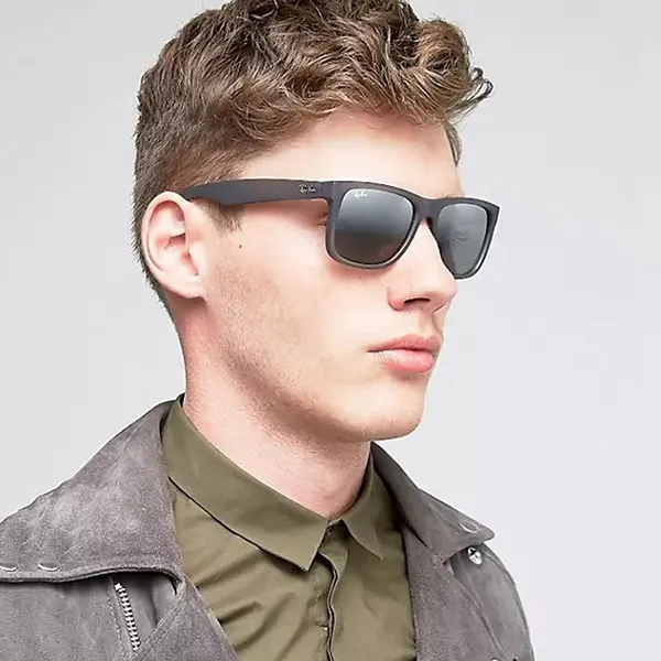 Kính Mát Rayban Justin Classic Sunglasses RB4165 852/88 54 Màu Xám - Kính mắt - Vua Hàng Hiệu