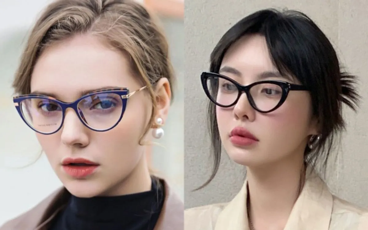 Mặt tam giác ngược đeo kính gì? Mẫu kính đẹp cho mặt tam giác
