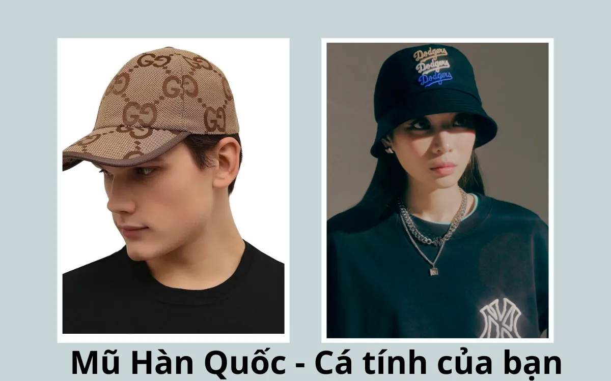 Top 10 mũ Hàn Quốc được yêu rất thích hiện nay