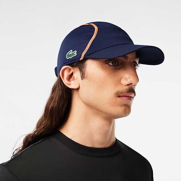 Mũ Nam Lacoste Men’s Tennis Mesh Panel Cap RK4971 XIK Màu Xanh Navy - Mũ nón - Vua Hàng Hiệu