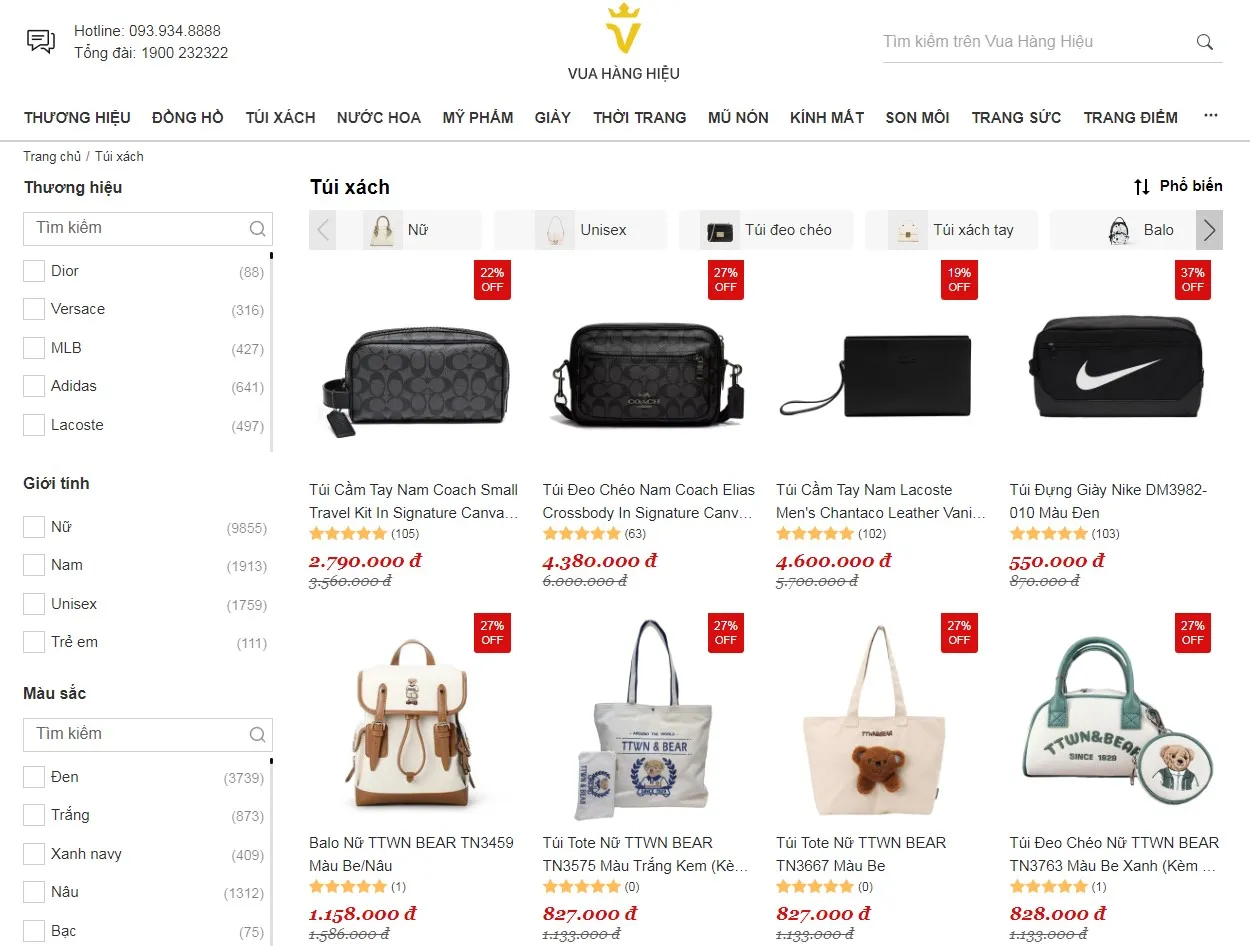Mua Túi Xách Charles & Keith Chính Hãng Tại Vua Hàng Hiệu